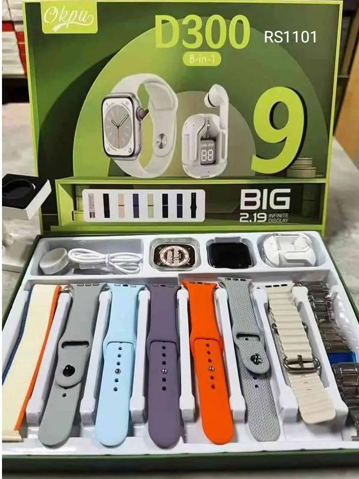 D300 8 in 1 smart watch