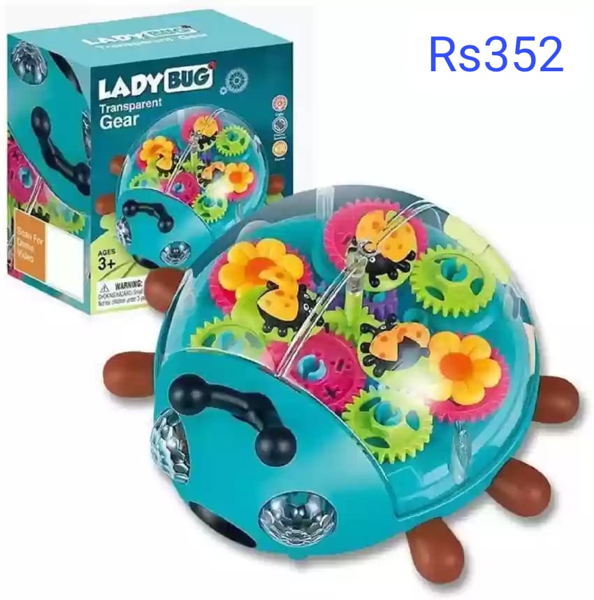 Lady Bug Gear Toy বাচ্চাদের খেলনা গাড়ি