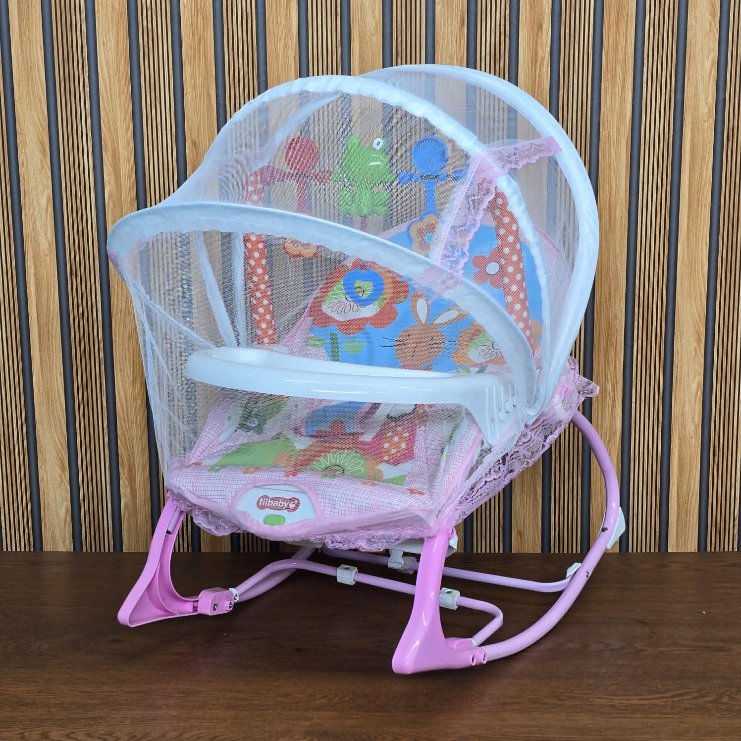 Ti Baby Toddler Rocking & Dining Chair with Mosquito Net!